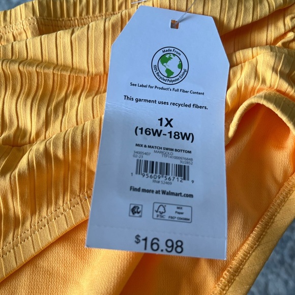 NWT Plus Size Bikini Lot of 8, Time and Tru (Walmart), 1X, 2X, and 3X! - Picture 17 of 17